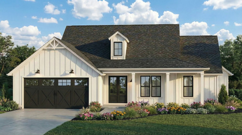 Farmhouse House Plan - Shadowcrest 22288 - Front Exterior