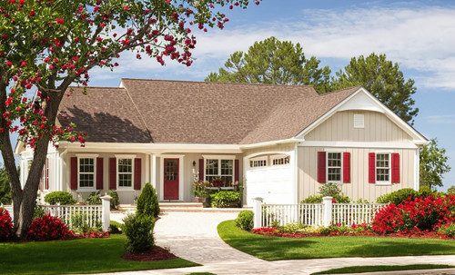 Ranch House Plan - Valleydale 16313 - Front Exterior