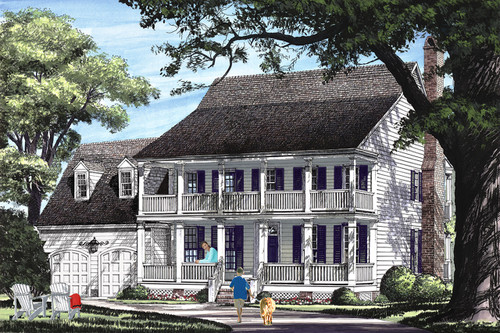 Southern House Plan - Bellhaven  64729 - Front Exterior