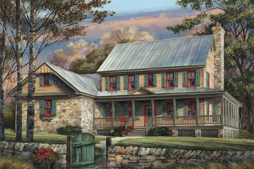 Country House Plan - Edgewood  35777 - Front Exterior