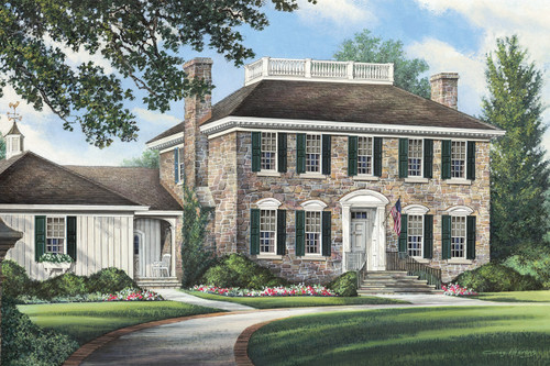 Southern House Plan - Highlands 11619 - Front Exterior