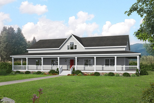 Country House Plan - Cedar Grove 81487 - Front Exterior