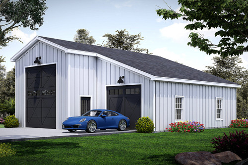 Traditional House Plan - Fournier 47546 - Front Exterior