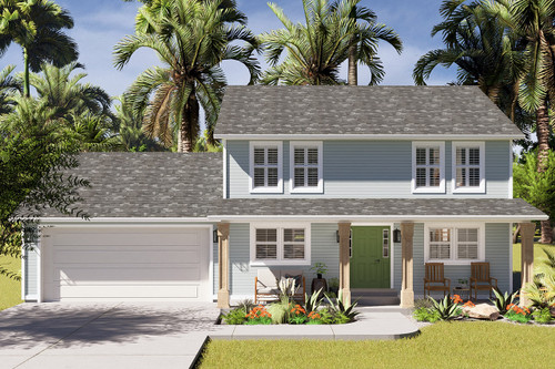 Traditional House Plan - Bronson  24416 - Front Exterior