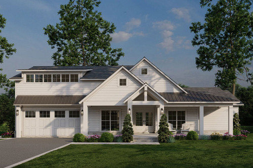 Farmhouse House Plan - Summer Farms  77248 - Front Exterior