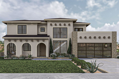 Southwest House Plan - Citrus View 66272 - Front Exterior