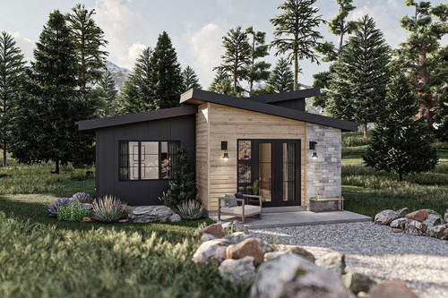 Modern House Plan - Cedar Hollow 72128 - Front Exterior