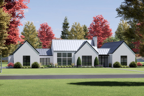 Farmhouse House Plan - 93010 - Front Exterior