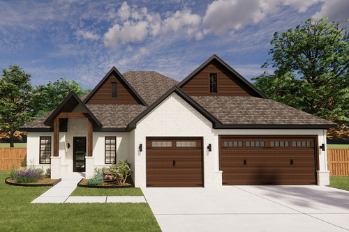 Traditional House Plan - Grant 92681 - Front Exterior
