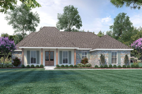 Southern House Plan - Woodgrove 10378 - Front Exterior