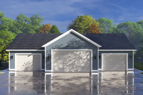 Traditional House Plan - Martin Garage 42232 - Front Exterior