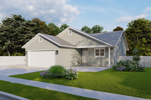 Craftsman House Plan - Sanders 15064 - Front Exterior