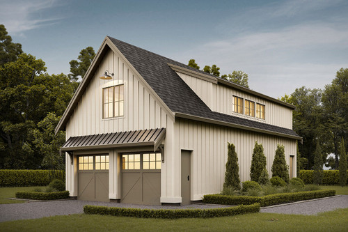 Farmhouse House Plan - Cedarcreek 66162 - Front Exterior