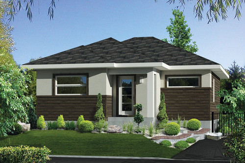 Modern House Plan - 17250 - Front Exterior