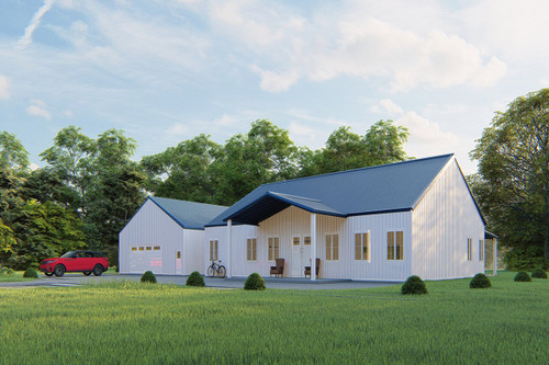 Country House Plan - Brooke 54844 - Front Exterior
