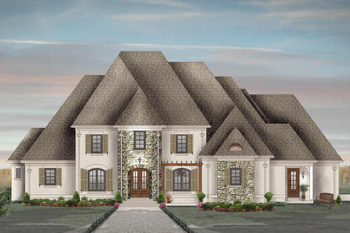 French Country House Plan - 97658 - Front Exterior