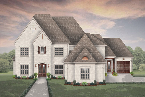 French Country House Plan - 64000 - Front Exterior