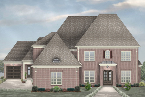 French Country House Plan - 17420 - Front Exterior