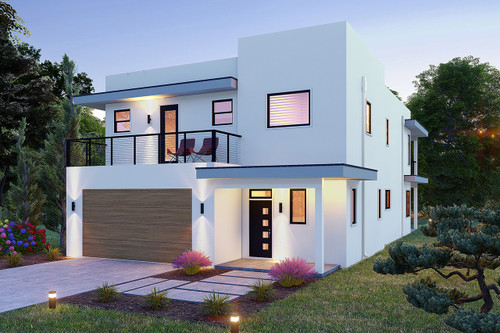 Modern House Plan - Eagle Lightning 2 83768 - Front Exterior