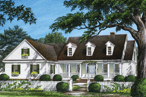Cottage House Plan - Mulberry Farm 75289 - Front Exterior