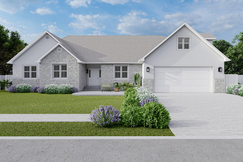 Craftsman House Plan - Jordan 35752 - Front Exterior