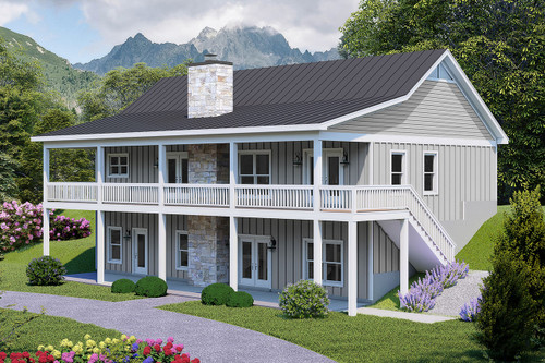 Traditional House Plan - Green Valley 60185 - Front Exterior