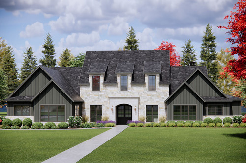 European House Plan - 60997 - Front Exterior