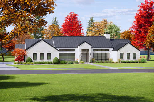 Modern House Plan - 84994 - Front Exterior