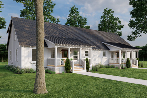 Country House Plan - Creekside Cottages 71845 - Front Exterior