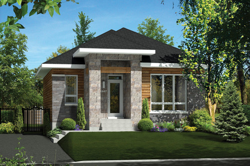 Modern House Plan - 88136 - Front Exterior