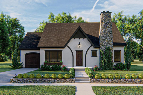 Cottage House Plan - Fontenelle 56251 - Front Exterior