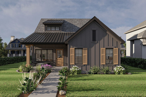 Farmhouse House Plan - Millwood 59326 - Front Exterior