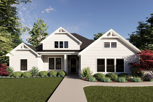 Farmhouse House Plan - 44616 - Front Exterior