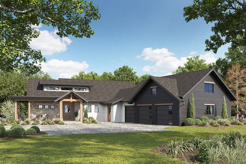 Craftsman House Plan - Boedecker 85304 - Front Exterior