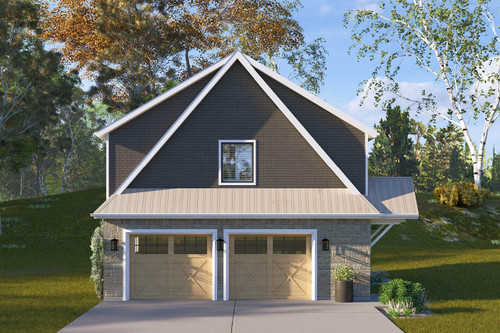 Country House Plan - Paula Garage 72584 - Front Exterior