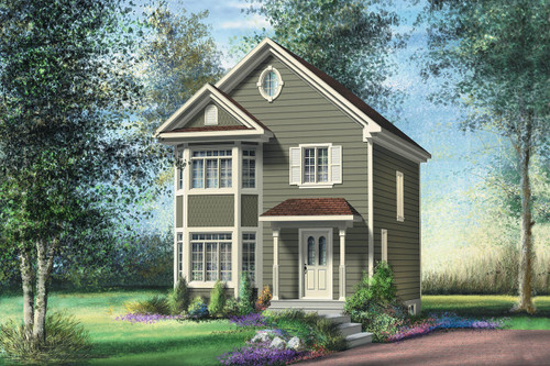 Victorian House Plan - 57816 - Front Exterior
