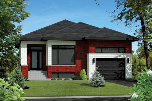 Contemporary House Plan - 96693 - Front Exterior
