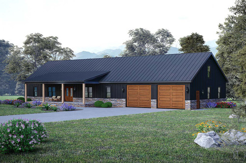 Farmhouse House Plan - Piperton 2 43910 - Front Exterior