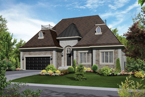European House Plan - 90853 - Front Exterior