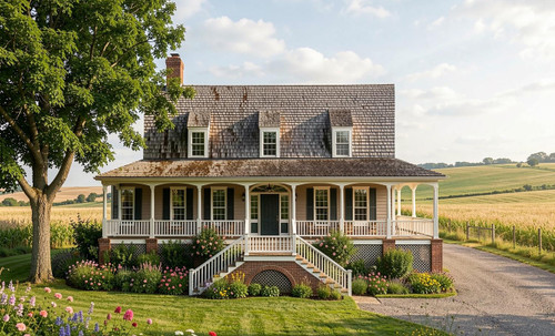 Southern House Plan - Currituck Cottage 23688 - Front Exterior
