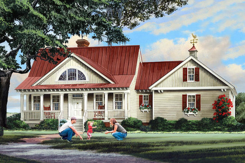 Country House Plan - Bayview 30465 - Front Exterior