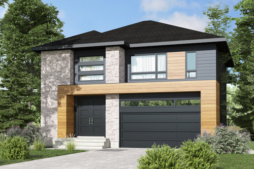 Contemporary House Plan - 14221 - Front Exterior
