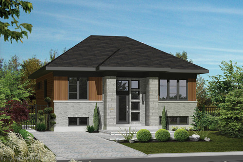 Contemporary House Plan - 39397 - Front Exterior