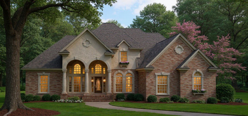 European House Plan - Balleroy 39800 - Front Exterior