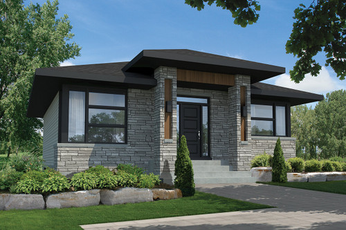 Modern House Plan - 75957 - Front Exterior