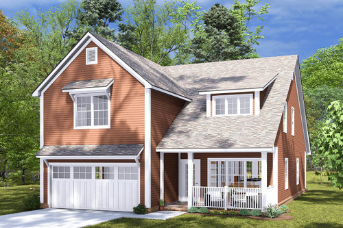 Cottage House Plan - 51690 - Front Exterior