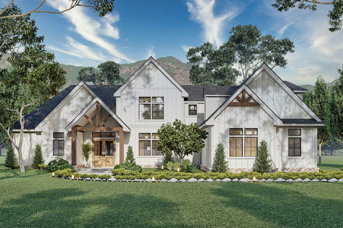 Farmhouse House Plan - Willow Grove 32264 - Front Exterior