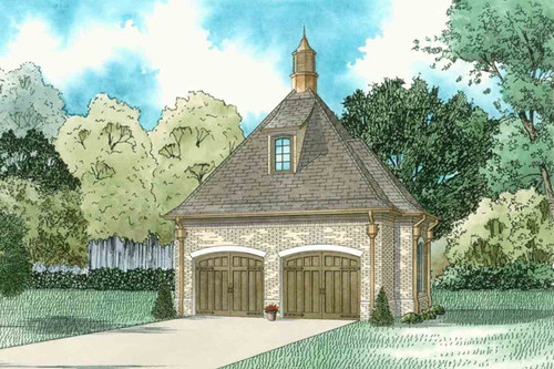 European House Plan - 44966 - Front Exterior