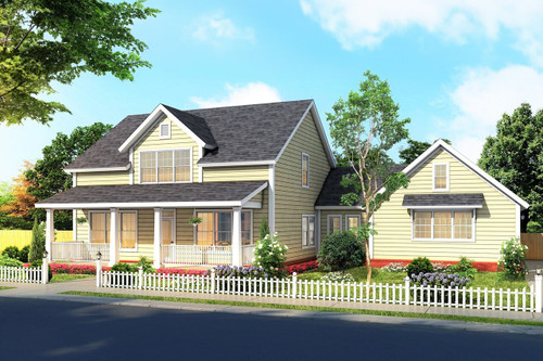 Cottage House Plan - Oaklane 32354 - Front Exterior
