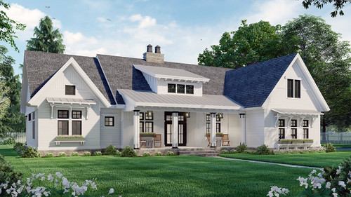 Country House Plan - St Martin 47749 - Front Exterior